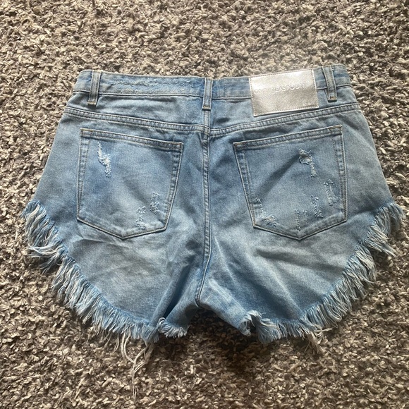 ONE TEASPOON low waist denim Jean shorts - Picture 3 of 9